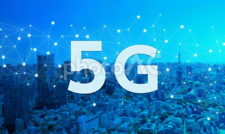 5Gと未来のネットワークの背景 5g,背景,ビジネスの写真素材