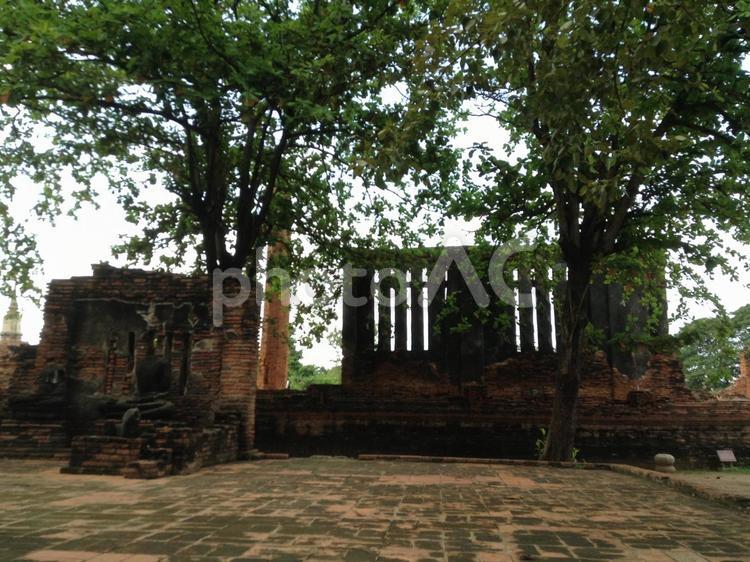 タイの風景 タイ,遺跡,観光の写真素材