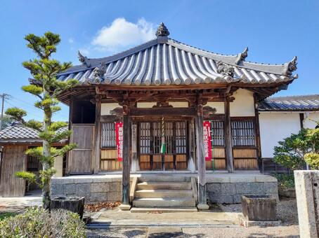 旧東海道「関宿」の清浄山福蔵寺　観音堂 関宿,福蔵寺,清浄山の写真素材