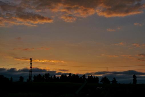 夕焼け 夕焼けの写真