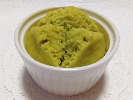 抹茶蒸しパン 抹茶蒸しパン 料理,食べ物,抹茶の写真素材