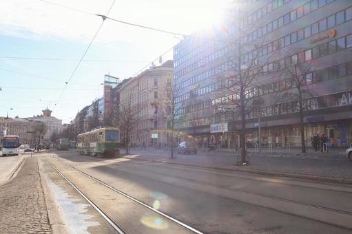 Helsinki cityscape in Finland, JPG