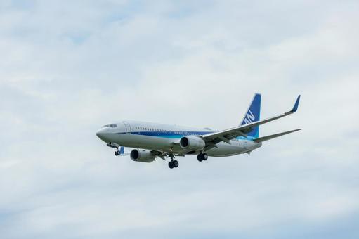 陽光に包まれて 飛行機,航空機,旅客機の写真素材