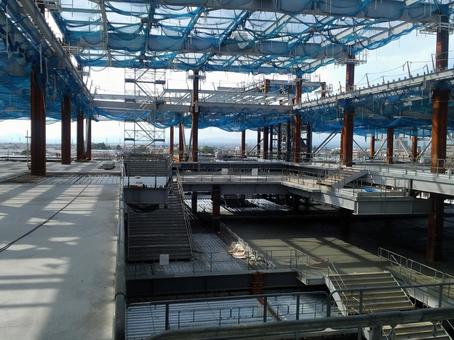 Photo, steel frame, lifeline, handrail, 