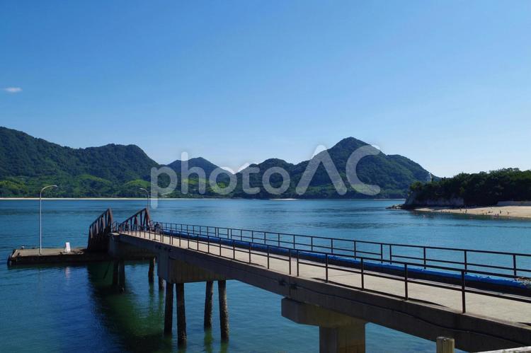 大久野島のフェリー乗り場 フェリー乗り場,船着き場,乗船場の写真素材