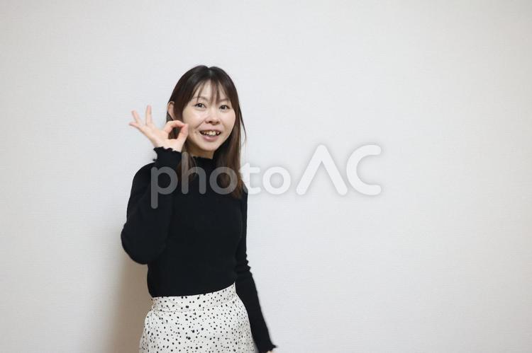 OKサイン ok,大丈夫,あたりの写真素材