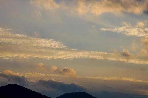 夏の夕空⑴ 夏の夕空⑴の写真