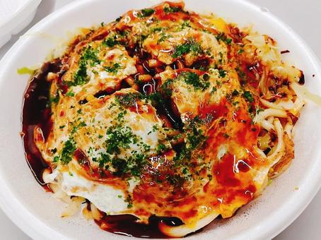 広島風お好み焼き お好み焼き,広島風,粉ものの写真素材