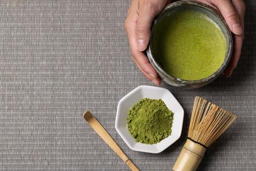 茶道イメージ 茶道イメージ 茶道,抹茶,畳の写真素材