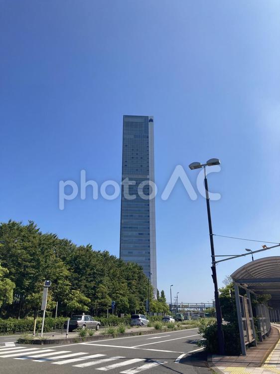 新潟の朱鷺メッセ　 新潟,ニイガタ,展望台の写真素材