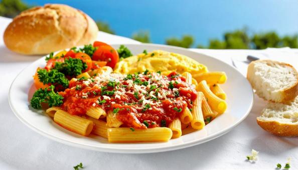 トマトパスタ トマトパスタの写真