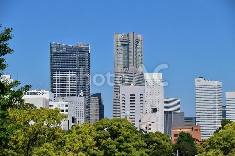 みなとみらい みなとみらい,横浜ランドマークタワー,ビルの写真素材