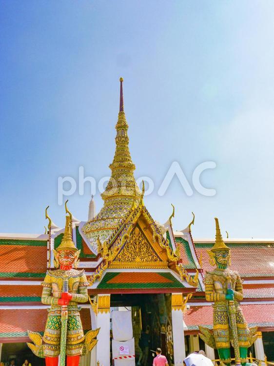タイの王宮　寺院 タイ,タイ王国,バンコクの写真素材