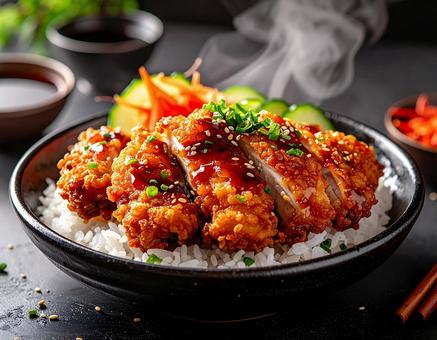 たれかつ丼の写真