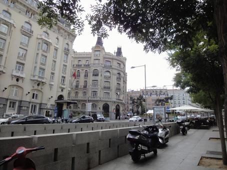 スペイン　マドリード　街並み スペイン,マドリード,建物の写真素材