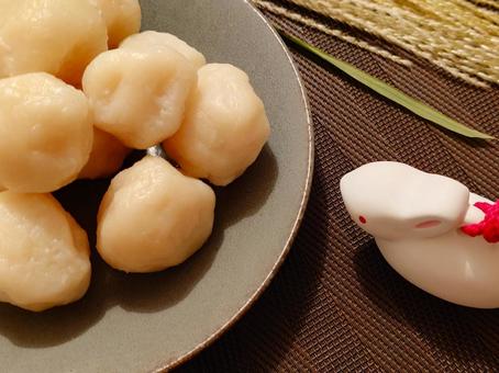 手作りお月見団子3 手作りお月見団子3の写真