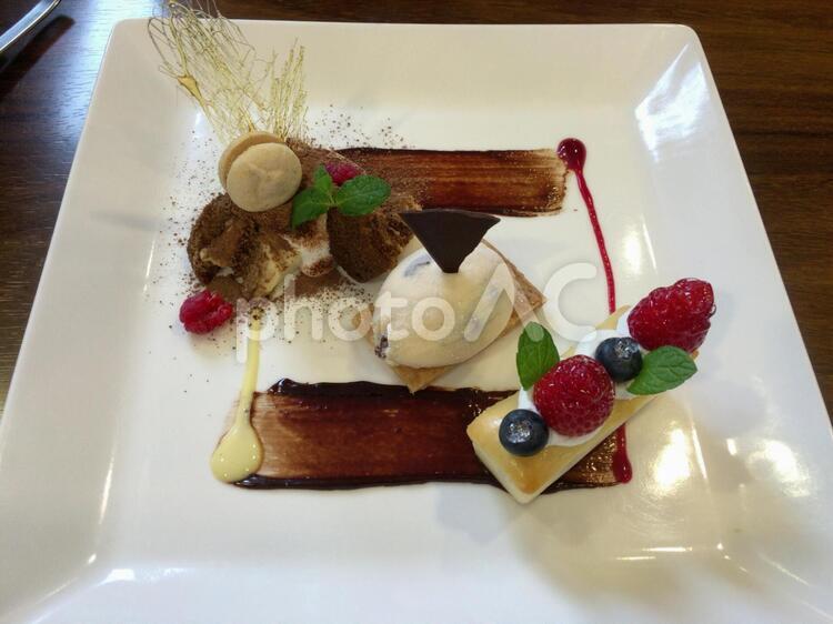 デザインが素敵なデザート おいしい,デザイン,デザートの写真素材