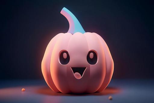 ハロウィンかぼちゃのクレイアート ハロウィンかぼちゃのクレイアートの写真