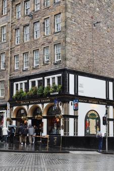 スコットランド・エディンバラ 街並み スコットランド,エディンバラ,イングランドの写真素材