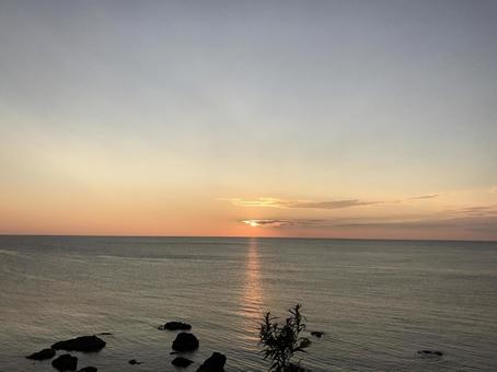夕日 夕日の写真