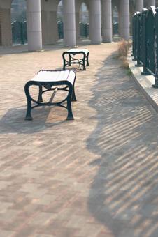 君といたベンチ 君といたベンチ 観光地,福岡,fukuokaの写真素材