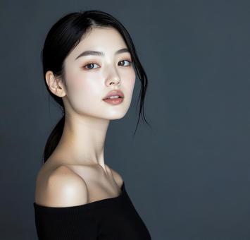 モード系 日本人女性 モード系 日本人女性の写真
