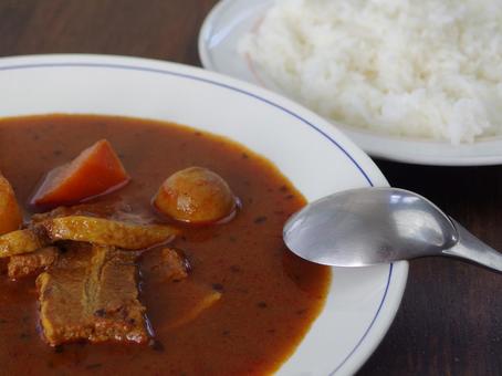 角煮スープカレー 角煮スープカレー 角煮スープカレー,豚角煮,カレーの写真素材
