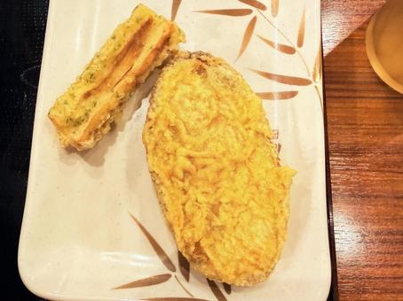 芋天 揚げ物,食事,丸亀の写真素材