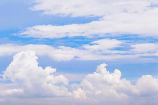青空と雲 青空と雲の写真