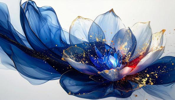 青い蓮 ― 光と風に舞う 青い蓮 ― 光と風に舞うの写真