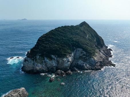 愛媛県愛南町　大猿島 大猿島,島,無人島の写真素材