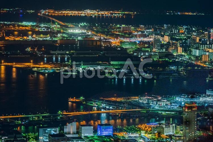 兵庫県神戸市【掬星台からの夜景】10 観光スポット,撮影スポット,デートスポットの写真素材