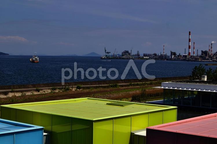 海　下瀬美術館 風景,屋外,景色の写真素材