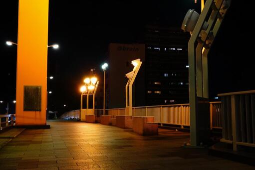 新大橋 夜景 新大橋 夜景の写真