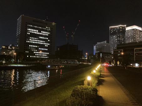 夜景 夜景,夜,ロマンチックの写真素材