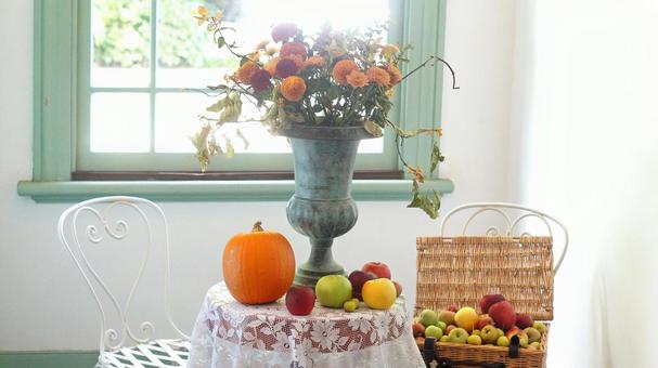 ハロウィン-256 ハロウィン-256 ハロウィン,かぼちゃ,リンゴの写真素材