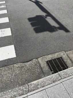 信号の影 信号の影の写真