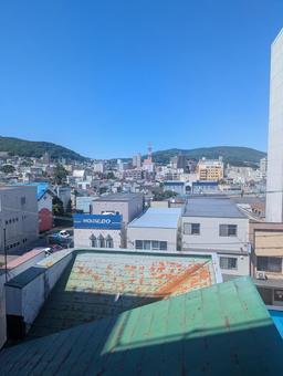 晴れた日の風景 晴れた日の風景 晴天,空,山の写真素材