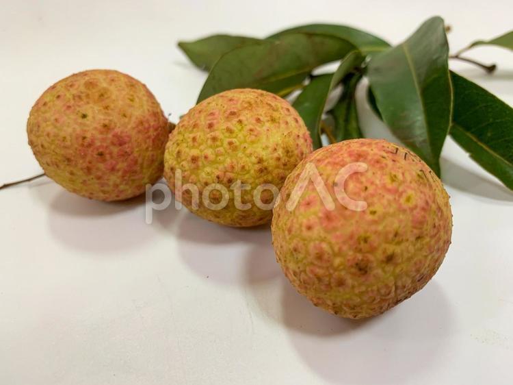 【ベトナム】季節の果物、ライチ 果物,ベトナム,東南アジアの写真素材