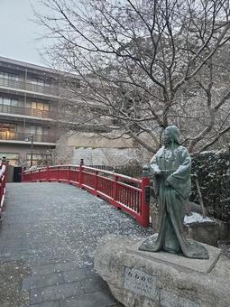 有馬温泉 ねね橋 冬 有馬温泉 ねね橋 冬 有馬温泉,冬,雪の写真素材