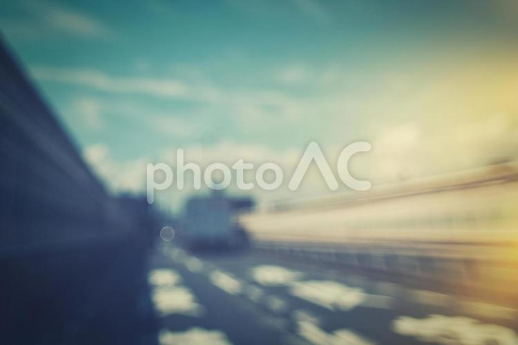 高速道路のぼかし風景 高速,道路,道の写真素材
