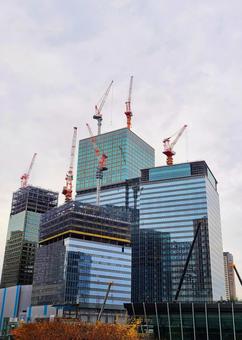 Photo, construction, construction site, skyscraper, 