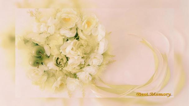 思い出のブーケ レトロ3 思い出のブーケ レトロ3 ブーケ,リースブーケ,花飾りの写真素材