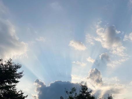 光がさす風景 光がさす風景の写真