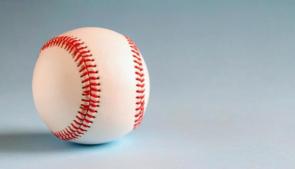 野球ボール一つ 野球ボール一つの写真