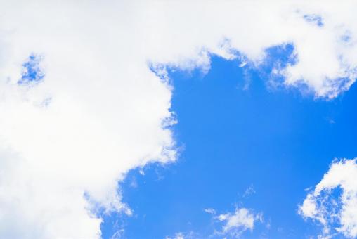 青空と雲 青空と雲の写真
