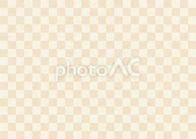 市松模様の和紙　黄色 和紙,市松模様,和の写真素材