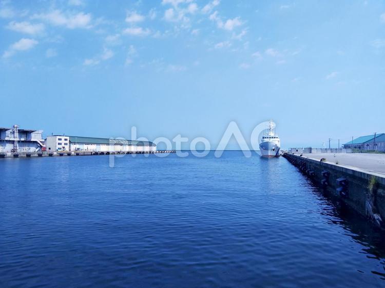 小樽の港 港,海,船の写真素材
