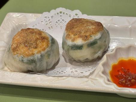 ニラ饅頭2 中華料理,自由が丘,点心の写真素材