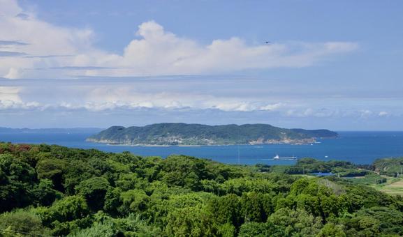 佐賀呼子の風の見える丘公園からの絶景 佐賀呼子の風の見える丘公園からの絶景 佐賀,唐津,呼子の写真素材